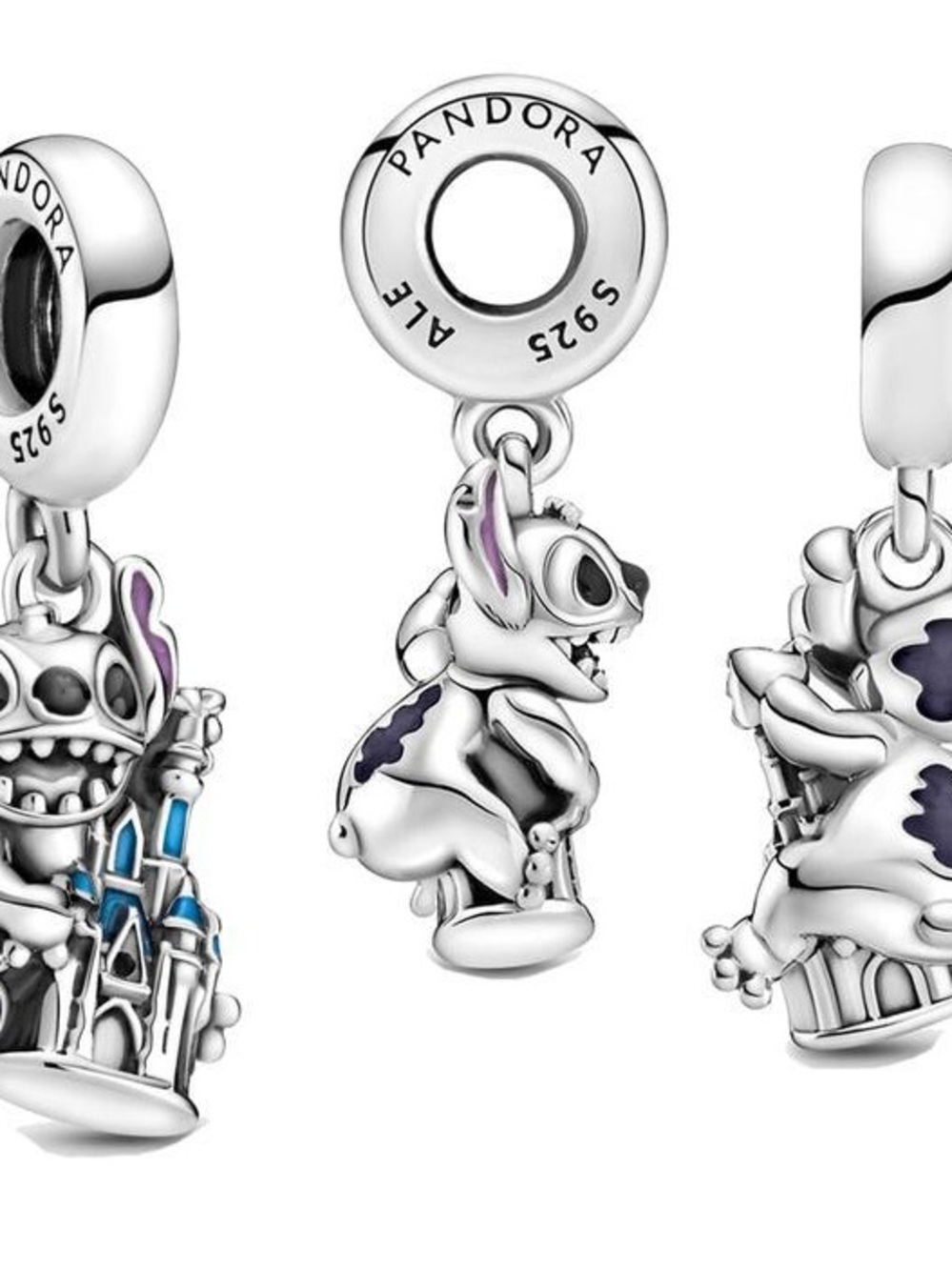 Pandora Disney Parks Retired Stitch Castle Charm